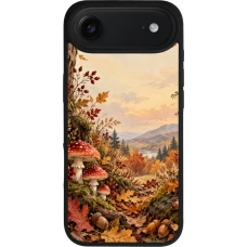 Coque iPhone Air - Silicone rigide noir Autumn 26 Illustrated Autumn