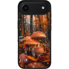 Coque iPhone Air - Silicone rigide noir Autumn 26 Mushrooms in the woods