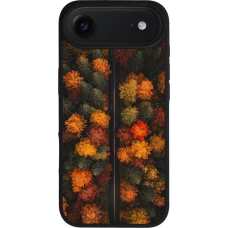 Coque iPhone Air - Silicone rigide noir Autumn 26 Road in autumn