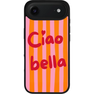 Coque iPhone Air - Silicone rigide noir Bye Bella 2026