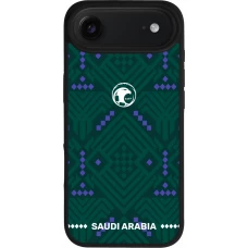 iPhone Air Case Hülle - Silikon schwarz Saudi Arabien 2026 personalisierbares Fussballtrikot
