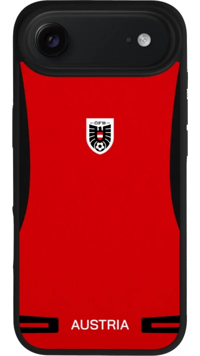 iPhone Air Case Hülle - Silikon schwarz O?sterreich 2026 personalisierbares Fussballtrikot