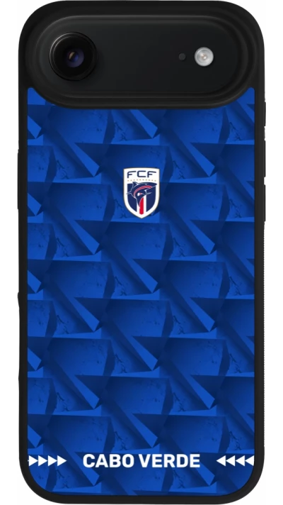 iPhone Air Case Hülle - Silikon schwarz Kap Verde 2026 personalisierbares Fussballtrikot