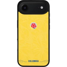 iPhone Air Case Hülle - Silikon schwarz Kolumbien 2026 personalisierbares Fussballtrikot