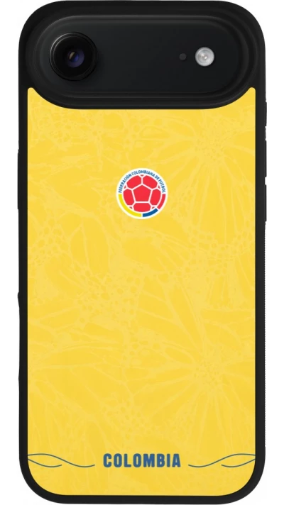 iPhone Air Case Hülle - Silikon schwarz Kolumbien 2026 personalisierbares Fussballtrikot