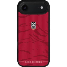 iPhone Air Case Hülle - Silikon schwarz Südkorea 2026 personalisierbares Fussballtrikot