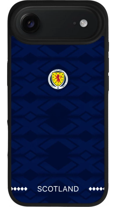 iPhone Air Case Hülle - Silikon schwarz Schottland 2026 personalisierbares Fussballtrikot