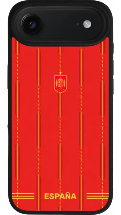 iPhone Air Case Hülle - Silikon schwarz Spanien 2026 personalisierbares Fussballtrikot