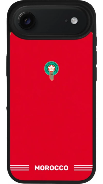 iPhone Air Case Hülle - Silikon schwarz Marokko 2026 personalisierbares Fussballtrikot