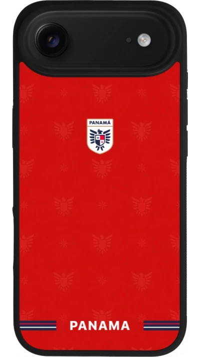 iPhone Air Case Hülle - Silikon schwarz Panama 2026 personalisierbares Fussballtrikot