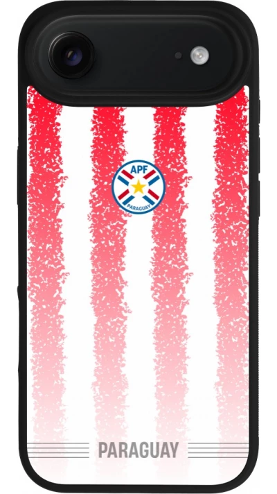 iPhone Air Case Hülle - Silikon schwarz Paraguay 2026 personalisierbares Fussballtrikot