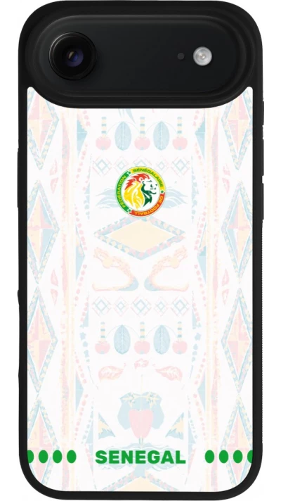 iPhone Air Case Hülle - Silikon schwarz Senegal 2026 personalisierbares Fussballtrikot