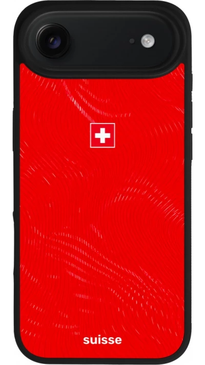 iPhone Air Case Hülle - Silikon schwarz Schweiz 2026 personalisierbares Fussballtrikot