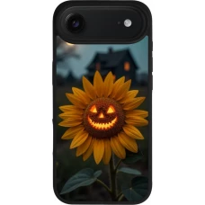 iPhone Air Case Hülle - Silikon schwarz Halloween 2026 Evil Sunflower