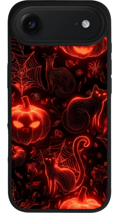 iPhone Air Case Hülle - Silikon schwarz Halloween 2026 Pattern Halloween
