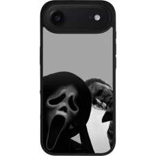 iPhone Air Case Hülle - Silikon schwarz Halloween 2026 Scream and Michael Myers