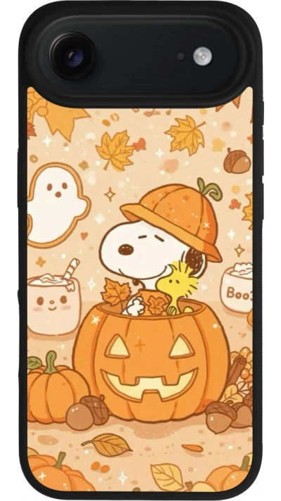 iPhone Air Case Hülle - Silikon schwarz Halloween 2026 Snoopy Halloween
