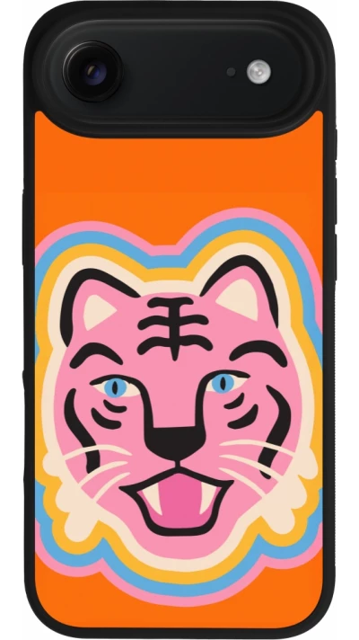 iPhone Air Case Hülle - Silikon schwarz Lion colors 2026