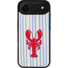 Coque iPhone Air - Silicone rigide noir Red lobster 2026