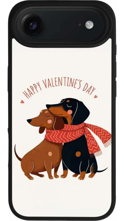 iPhone Air Case Hülle - Silikon schwarz Saint Valentines Day 26 Happy Valentine