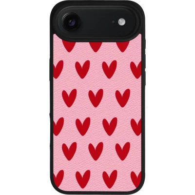 iPhone Air Case Hülle - Silikon schwarz Saint Valentines Day 26 Pattern heart