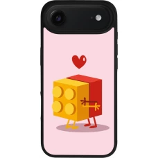 Coque iPhone Air - Silicone rigide noir Saint Valentines Day 26 Puzzle