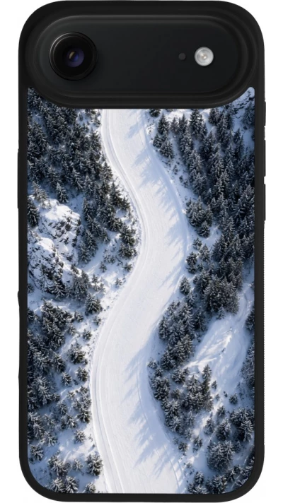 iPhone Air Case Hülle - Silikon schwarz Sports 2026 Ski