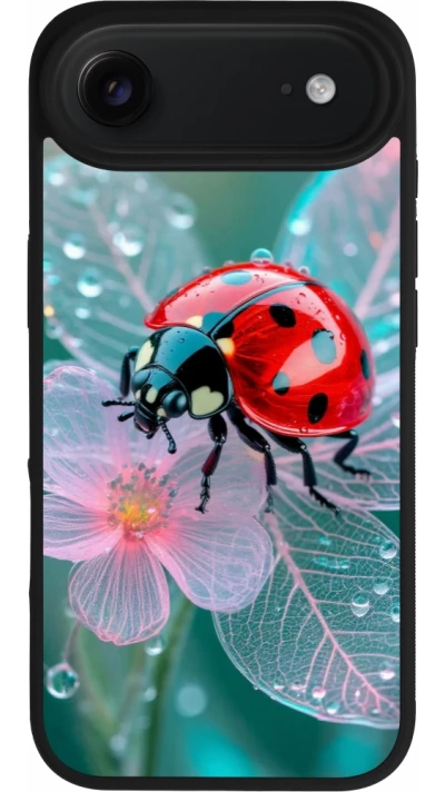 iPhone Air Case Hülle - Silikon schwarz Ladybird in bloom Spring 2026