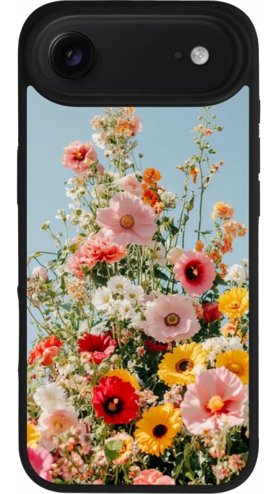 iPhone Air Case Hülle - Silikon schwarz Spring flowers Spring 2026