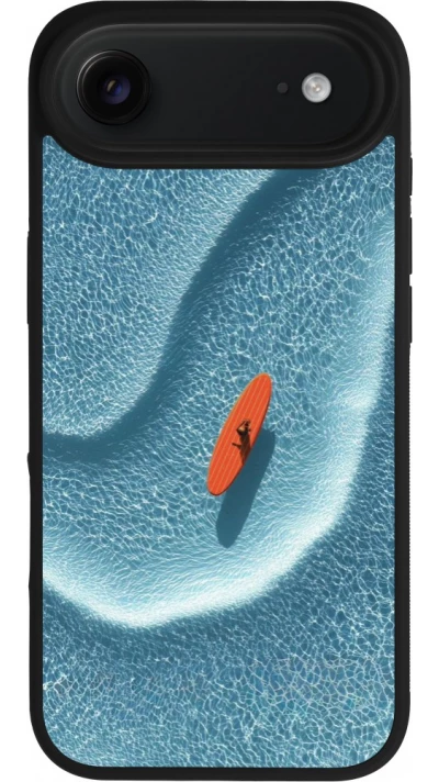 iPhone Air Case Hülle - Silikon schwarz Orange surf Summer 2026