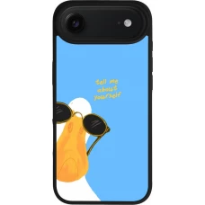 iPhone Air Case Hülle - Silikon schwarz Tell me about yourself Summer 2026