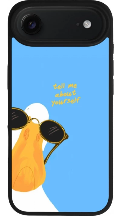 iPhone Air Case Hülle - Silikon schwarz Tell me about yourself Summer 2026