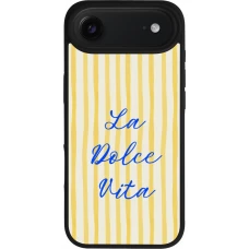 Coque iPhone Air - Silicone rigide noir The good life 2026