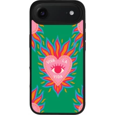 Coque iPhone Air - Silicone rigide noir Viva la vida 2026