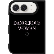 Coque iPhone Duo - Silicone rigide noir Dangerous woman