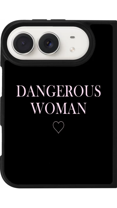 Coque iPhone Duo - Silicone rigide noir Dangerous woman