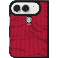 iPhone Duo Case Hülle - Silikon schwarz Südkorea 2026 personalisierbares Fussballtrikot