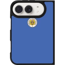 Coque iPhone Duo - Silicone rigide noir Maillot de football Curaçao 2026 personnalisable