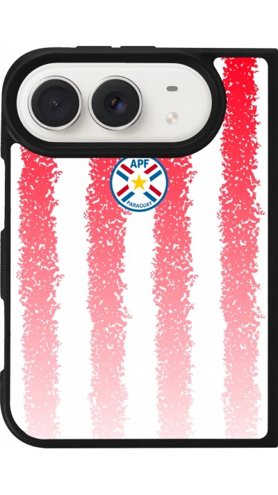 iPhone Duo Case Hülle - Silikon schwarz Paraguay 2026 personalisierbares Fussballtrikot