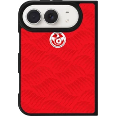 iPhone Duo Case Hülle - Silikon schwarz Tunesien 2026 personalisierbares Fussballtrikot