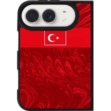 iPhone Duo Case Hülle - Silikon schwarz Türkei 2026 personalisierbares Fussballtrikot