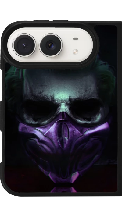Coque iPhone Duo - Silicone rigide noir Halloween 20 21