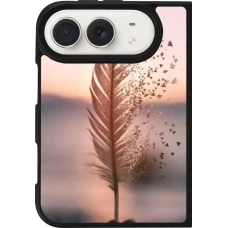 Coque iPhone Duo - Silicone rigide noir Hello September 11 19