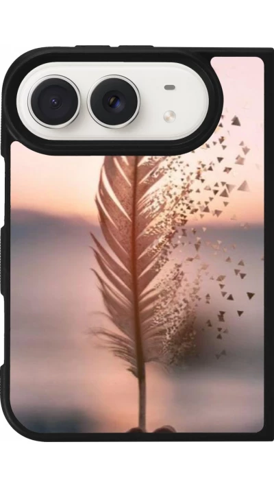 Coque iPhone Duo - Silicone rigide noir Hello September 11 19