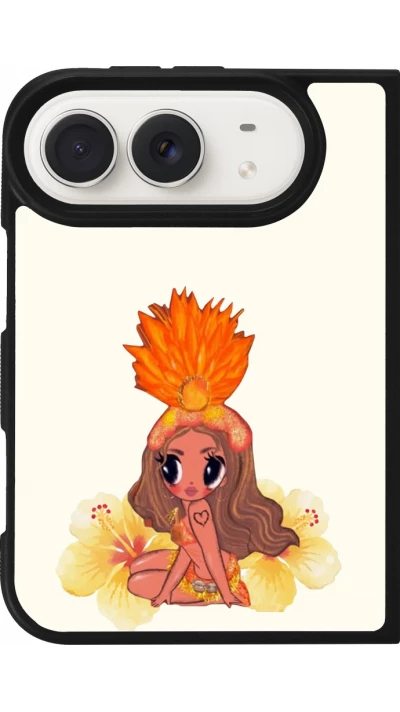 Coque iPhone Duo - Silicone rigide noir Karol G Tropicoqueta
