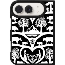 iPhone Duo Case Hülle - Silikon schwarz Poya Schweiz 2 schwarz