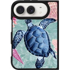 iPhone Duo Case Hülle - Silikon schwarz Preppy Turtle