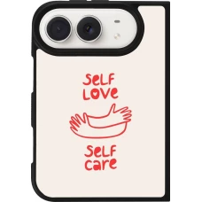 iPhone Duo Case Hülle - Silikon schwarz Saint Valentines Day 26 Self love self care