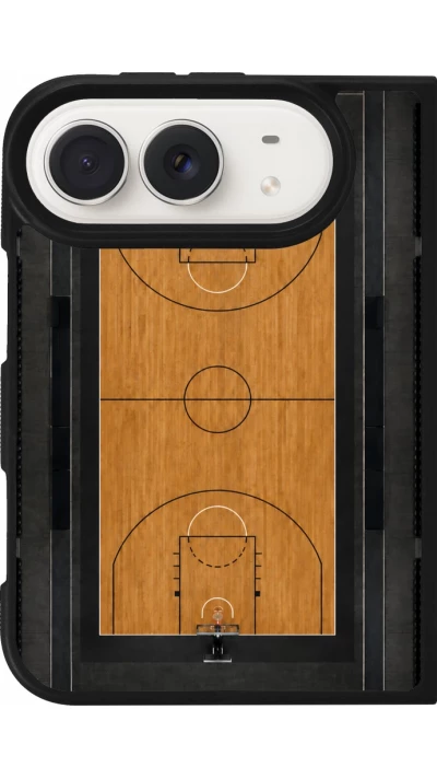Coque iPhone Duo - Silicone rigide noir Sports 2026 Basketball