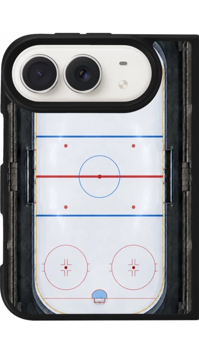 Coque iPhone Duo - Silicone rigide noir Sports 2026 Hockey